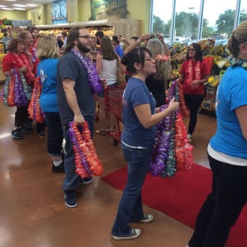 Trader Joe's - Customers were greeted by TJ staff positioned along a red carpet. - Grocery Near Me - Jacksonville Beach, Florida