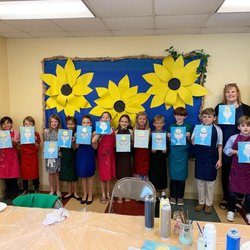 Paint Art Live - 1st communion paint party at St Lawrence
