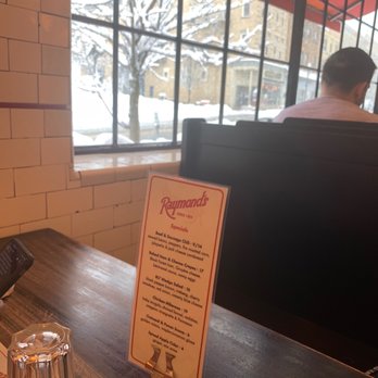Raymond's - Booth table inside - Comfort Food Near Me - Ridgewood, New Jersey