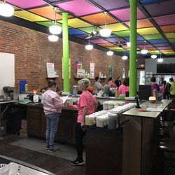 Healthalicious - Behind the bar during cardio drumming