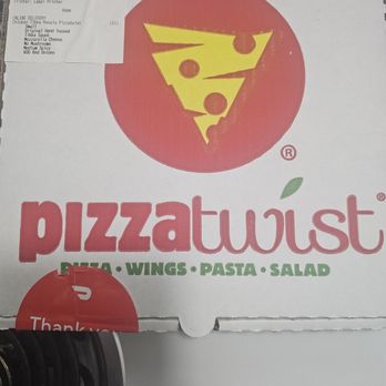 Pizza Twist - The front of the box - Pizza Near Me - Conroe, Texas