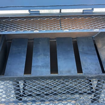 Jeff's Backyard - Another option on our offset smokers: moveable tuning plates to better direct the smoke in your cook box. - Propane Near Me - San Antonio, Texas Jeff's Backyard - Another option on our offset smokers: moveable tuning plates to better direct the smoke in your cook box. - Propane Near Me - San Antonio, Texas