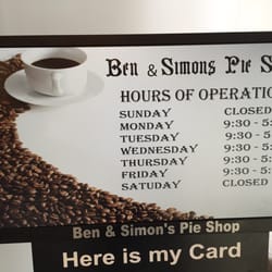Ben and Simon's Pie Shoppe