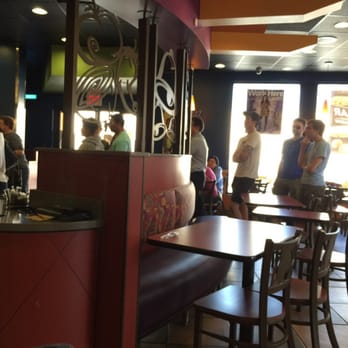 Taco Bell - My phone could only capture these people. Currently 15 waiting in like for one cashier whom cant understand English.. - Fast Food Near Me - Salinas, California