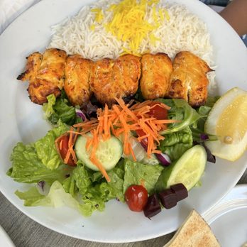 Naab Café - Chicken Kabob - Mediterranean Near Me - Los Angeles, California