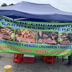 Carnitas And Chicharones - Carnitas and chicharrones from Juan & Miguel at Los Pablamos -- generous, affordable, and absolutely delicious tacos every time.
