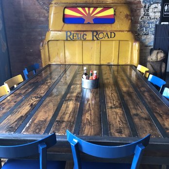 RelicRoad Brewing - Cool table for a large group! - Breweries Near Me - Winslow, Arizona