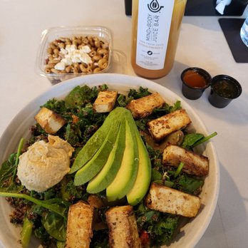 Pressed Cafe - Quinea green salad with tofu - Juice Bars & Smoothies Near Me - Newton, Massachusetts Pressed Cafe - Quinea green salad with tofu - Juice Bars & Smoothies Near Me - Newton, Massachusetts