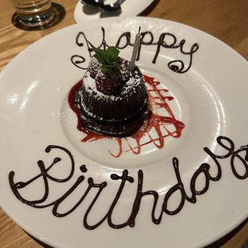 Moonraker Restaurant - Complimentary birthday cake :) - New American Near Me - Pacifica, California Moonraker Restaurant - Complimentary birthday cake :) - New American Near Me - Pacifica, California
