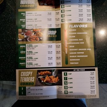 Wingstop - Menu - Chicken Wings Near Me - Santa Clarita, California