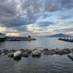Porta Marina - Not so shabby view while waiting with a free glass of wine...