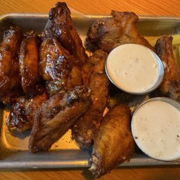 Wings... honey bbq and lemon pepper sesame Wings... honey bbq and lemon pepper sesame