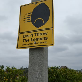 Citrus Ranch Park - Funny lemon sign - Parks Near Me - Tustin, California Citrus Ranch Park - Funny lemon sign - Parks Near Me - Tustin, California