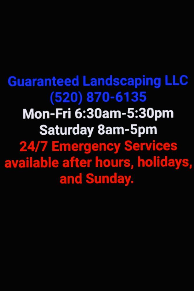 Guaranteed Landscaping - tree service in Tucson, AZ