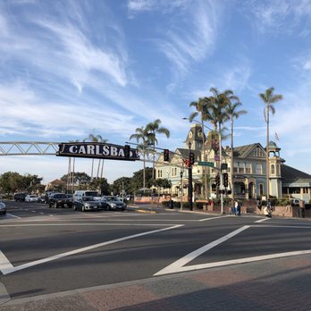 Carlsbad Village - Love the crossing lanes for pedestrians - Local Flavor Near Me - Carlsbad, California
