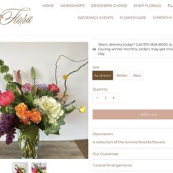 Adela Floral - Natalie's Favorite from the website...the originals version.