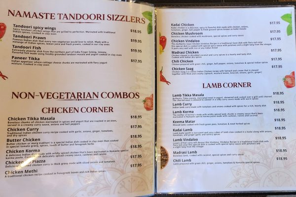 Menu photo 5 Namaste Indian Restaurant Scottsdale, AZ Menu photo 5 Namaste Indian Restaurant Scottsdale, AZ