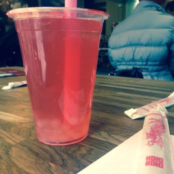 Dumpling Monkey - Rose bubble tea with lychee popping boba. Cause why not. - Dim Sum Near Me - Glasgow, GLG Dumpling Monkey - Rose bubble tea with lychee popping boba. Cause why not. - Dim Sum Near Me - Glasgow, GLG
