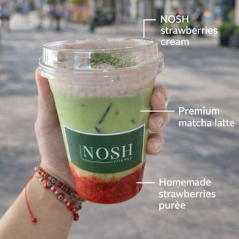 Nosh Corner - Strawberry Matcha Cream - Juice Bars & Smoothies Near Me - Redwood City, California