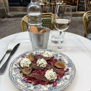 Restaurant Mélodie - Salted duck with fig - French Near Me - Bordeaux, 33