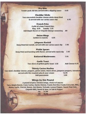 Menu photo 2 Thirsty Cactus Ste Anne, MB Menu photo 2 Thirsty Cactus Ste Anne, MB