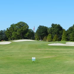 Cypresswood Golf & Country Club - Hole #16.  A great view of Old Glory in the background!