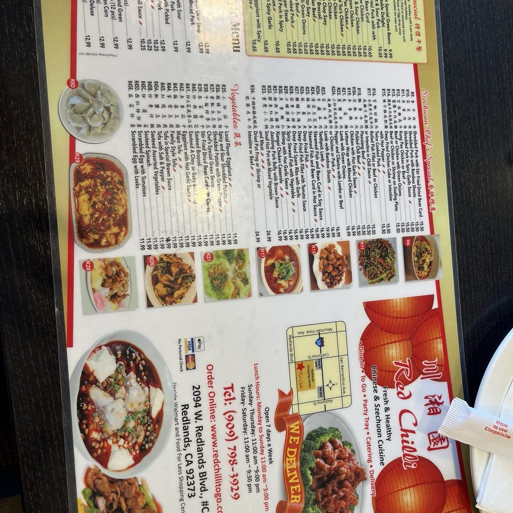 Red Chilli - Menu - Chinese Near Me - Redlands, California Red Chilli - Menu - Chinese Near Me - Redlands, California