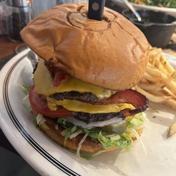 Officers Club Lowry - Double cheeseburger - Cocktail Bars Near Me - Denver, Colorado