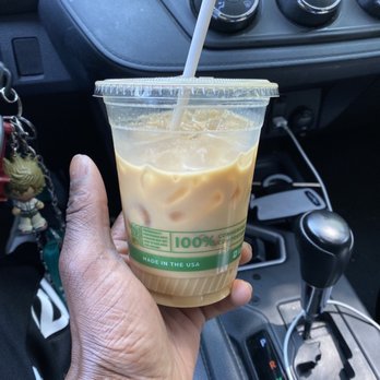 Caffè Ammi Roasting - Iced Lavender Honey Latte with Almond Milk! - Coffee Roasteries Near Me - Pelham, New York