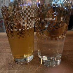 Left: Crystal Mess Right: Grapefruit Seltzer