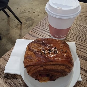 Tenfold Coffee - Ham and cheese crossaint and latte - Coffee & Tea Near Me - Houston, Texas Tenfold Coffee - Ham and cheese crossaint and latte - Coffee & Tea Near Me - Houston, Texas