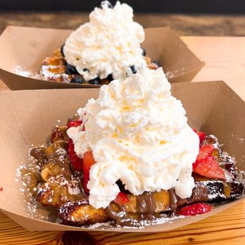 Press Waffle - The House and The Southern Belle - Waffles Near Me - St. Louis, Missouri