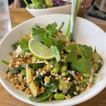 Communitea Cafe - Vegan satay noodles - Gluten-Free Near Me - Canmore, Alberta