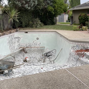 Padilla Pools - Work in progress - tidy! - Pool & Hot Tub Service Near Me - San Jose, California