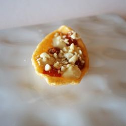 Casa Manolo - Gazpacho Cracker with Dried Cod, Tuna Mayonnaise @endoedibles on Insagram for more