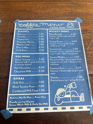 Menu photo 5 Provecho Coffee San Diego, CA