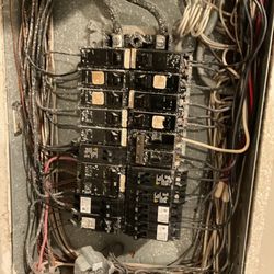 Mr. Electric of Orem - Damaged panel that needs replacing. if yours looks like this, it needs to be replaced.