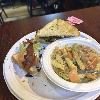 Copper Monkey Grill - Blt w pasta salad - Dive Bars Near Me - New Orleans, Louisiana Copper Monkey Grill - Blt w pasta salad - Dive Bars Near Me - New Orleans, Louisiana