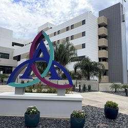St. Vincent's Medical Center Southside - A nice symbol stands outside for people to see upon their visit.