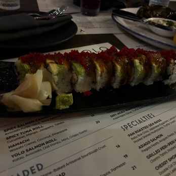 YOLO - dragon roll - New American Near Me - Fort Lauderdale, Florida YOLO - dragon roll - New American Near Me - Fort Lauderdale, Florida