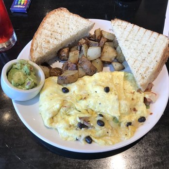 Cafe Madison - Bayou Omelette add side of guacamole - Breakfast & Brunch Near Me - Albany, New York