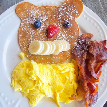 Sage Social Eatery - Kids pancake plate - Latin American Near Me - Covina, California Sage Social Eatery - Kids pancake plate - Latin American Near Me - Covina, California