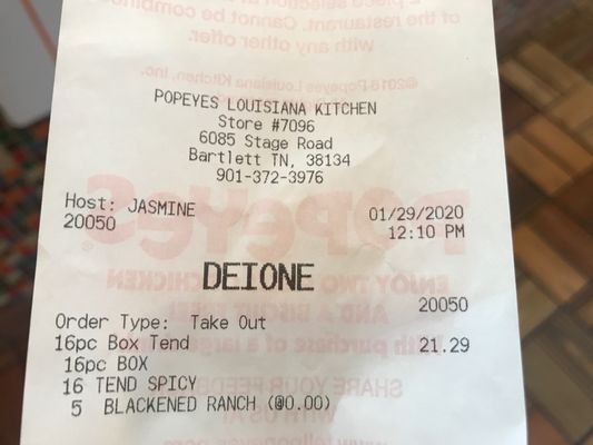 Popeyes Louisiana Kitchen by null