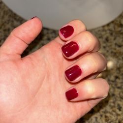 North Park Nail Lounge - Gel mani with Scarlet 753!