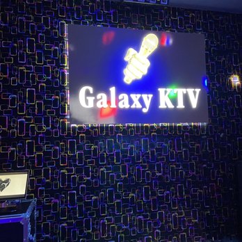 Galaxy KTV - a television screen with a logo on it - Karaoke Near Me - Cleveland, Ohio
