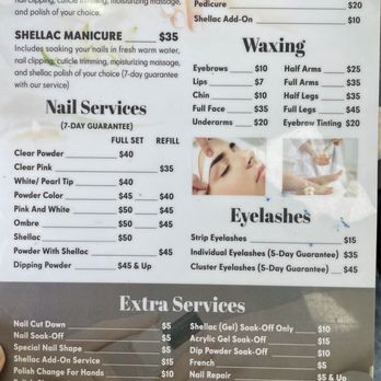 Vi Nails and Spa - Menu - Nail Salons Near Me - Santa Fe, Texas