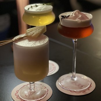 929 - Sweet guilty pleasure (back), Leslie sleepless night (right), the last emperor (left) - Cocktail Bars Near Me - New York, New York