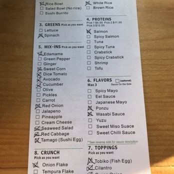 Okie Pokii Cafe - Order form - Poke Near Me - Highland Park, New Jersey