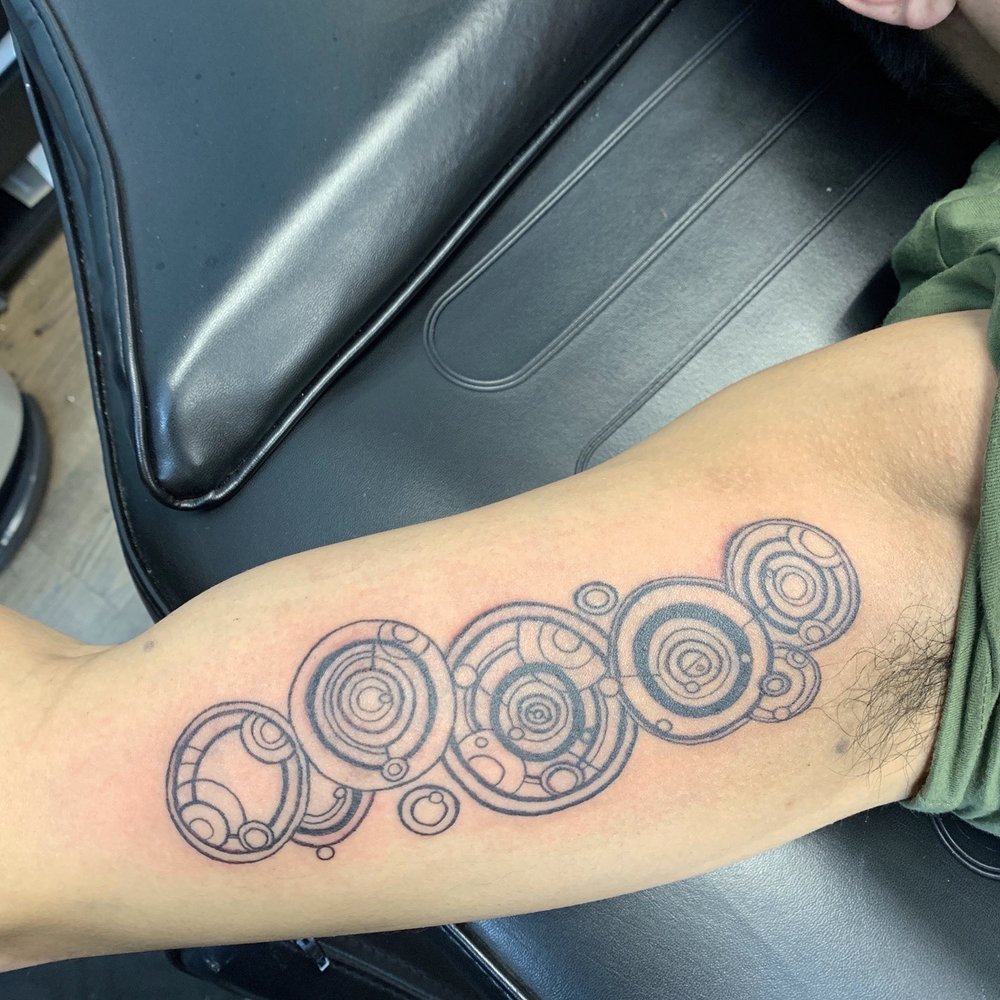 Kevo's Tattoos - Doctor Who Name Tattoo - Tattoo Near Me - Houston, Texas