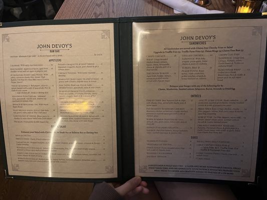 Menu photo 3 John Devoy’s Bar & Kitchen New York, NY Menu photo 3 John Devoy’s Bar & Kitchen New York, NY